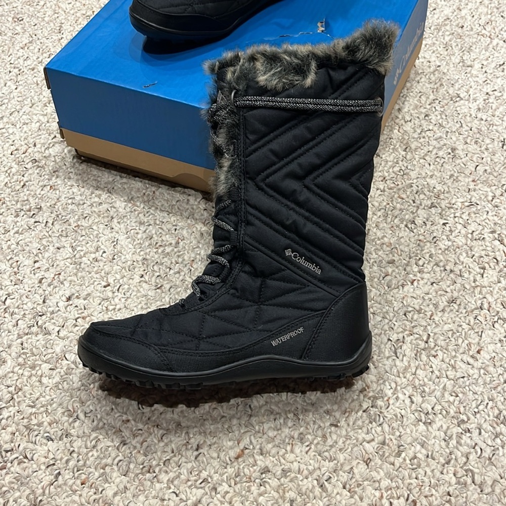 NEW Columbia Minx lll Mid Snow Winter Boots Women’s Sz 6.5 Waterproof Outdoor - Picture 3 of 7
